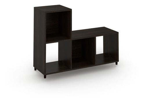 Mueble Librero 4 Nichos E1717.0002 Café Oscuro