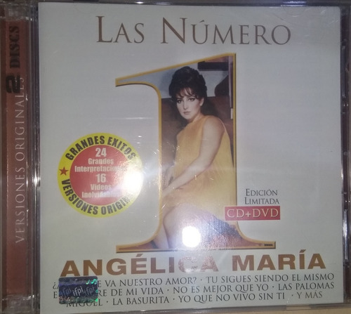 Angélica María Las Número 1.  Cd+dvd Original Usado Qqh. Mz