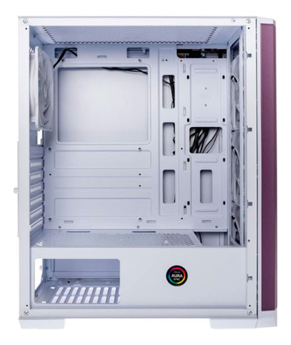 Case Bitfenix Nova Mesh Tg Se 4xargb 120mm Itx Color Blanco