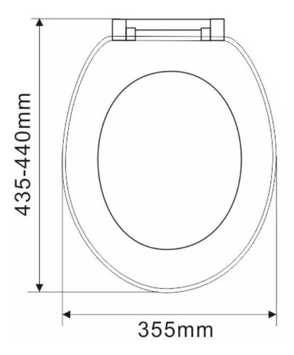 Asiento Sanitario Caída Lenta Redondo