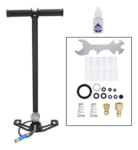 Bomba Pcp De Alta Pressão 310bar 4500psi 30mpa Pé Retrátil