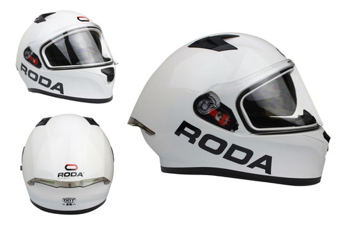 Casco Integral Roda Course Gafas Internas Certificado Dot