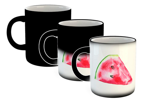 Taza Magica Sandia Fruta Comida Refrescante