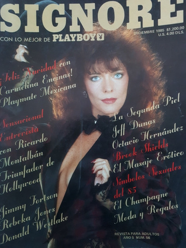 Signore Playboy Carmelina Encinas Playmate Mexicana 1985