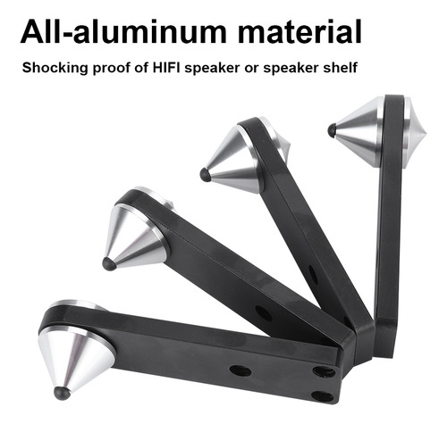 Soporte A Prueba De Golpes Para Subwoofer, 4 Piezas, Pie De