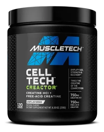 Celltech Creactor Creatina Hcl - Unidad a $139800