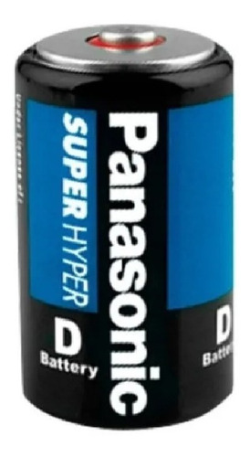 Pilas Panasonic D Super Hyper De Carbon Zinc R20 Pack De 2/u
