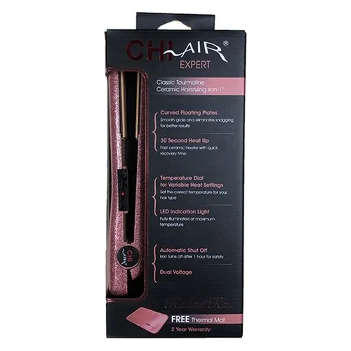 Plancha Alaciadora Para Cabello Chi Radiant Rose 1 Pulgada