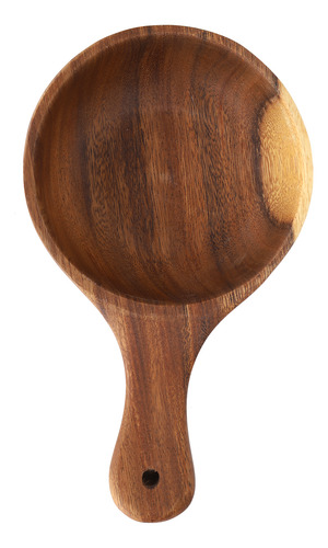 Ensaladera De Madera Apta Para Uso Alimentario Con Mango Par