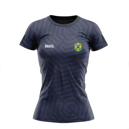 Camiseta Dry Bolldor Feminina Adulto - Brasil
