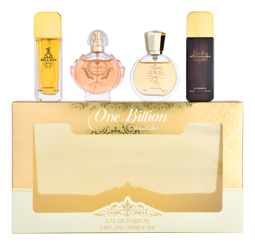 4pk 30ml Mini Set Toilette Perfume Hombre Mujer Unisix
