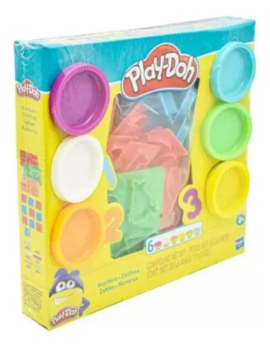 Set De Masas Play-doh Fundamentals - Números Y Figuras 3+