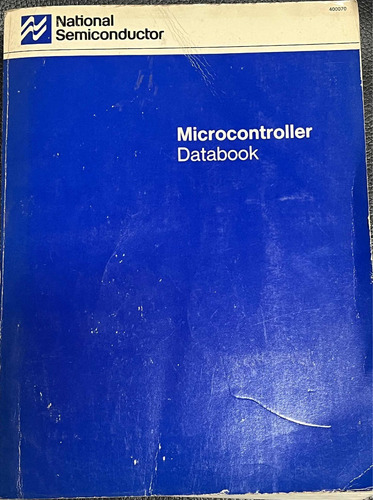 Libro National Semiconductor Microcontroler Databook Integra