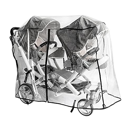 Double Stroller Rain Cover,rain Cover For Double Tandem...