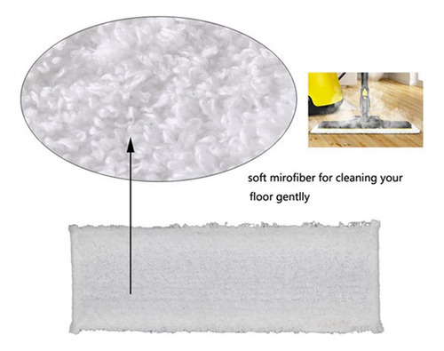 Paño De Tela Steam Mop Para Karcher Easyfix Sc2 Sc3