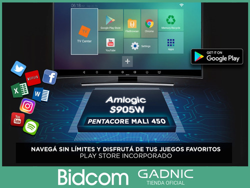 Imagen 5 de 10 de Tv Box 4k Convertidor A Smart Tv Dongle Peliculas Netflix