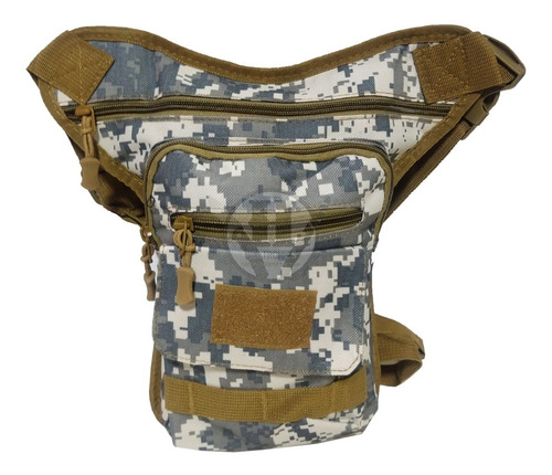 Morral Tactico Muslera Molle Acu Digital 4 Comp Camuflado