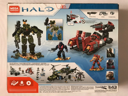 Halo Mega Construx Banished Marauder Strike Fvk35 342p Mecha (Usado)