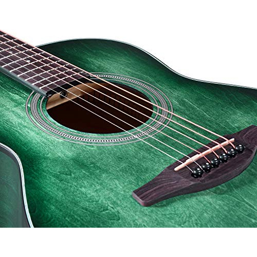 Guitarra Acústica De Hand Rubbed , Zurdos, 36 Pulgada...