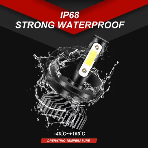 St Para U 9003 H4 Faro Led Luz Baja Alta 6000k Luz Blanca