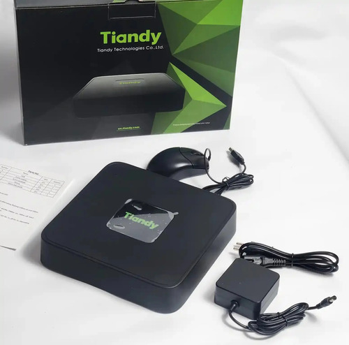 Nvr Tiandy 4 Canales Hasta 5mp Poe Onvif Tc-r3104