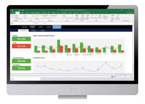Plantilla Para Inventarios Y Ventas Con Graficos Automatica