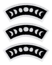 Comprar Pagow 12 Parches Bordados De Fase Lunar, Parches Punk, Para