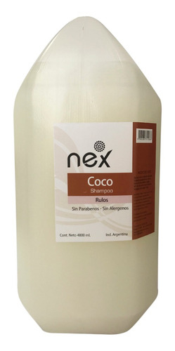 Shampoo De Coco Nex 5litros 