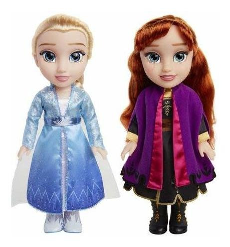 Set De Muñecas De Juguete Anna Y Elsa Disney Frozen 2