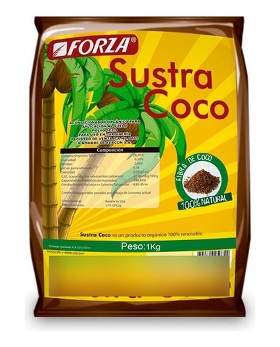 Sustra Coco Fibra De Coco Para Cultivo 1 Kg Jardineria Hidro