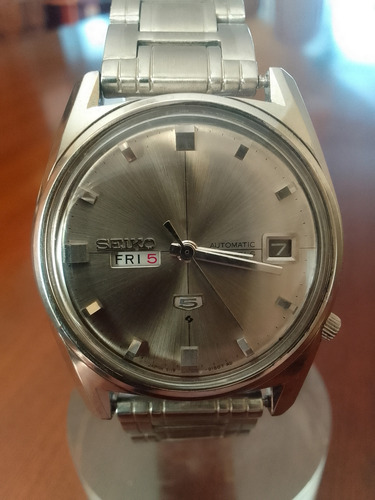 Reloj Para Hombre Seiko Automático - Mod 6119-8090 Plateado Plateado Plateado (Usado)