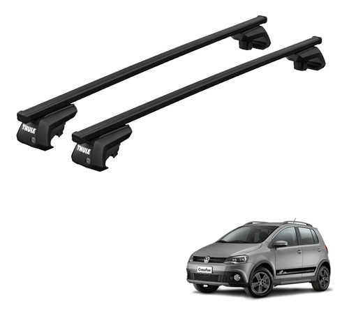 Rack Bagageiro Vw Cross Fox Hatch 2010 Até 2018 Evo Thule