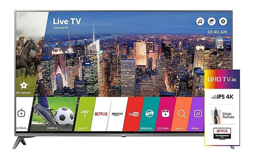 Smart Tv Led LG 43 Uj6560 4k Uhd Webos 3.5 Ips Netflix Ips 