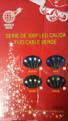 Serie 300 Luces Led Blancas Calidad Caja 20 Piezas