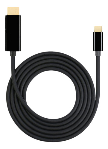 Cable Adaptador Usb 3.1 Tipo C A Negro De 1,8 M Para