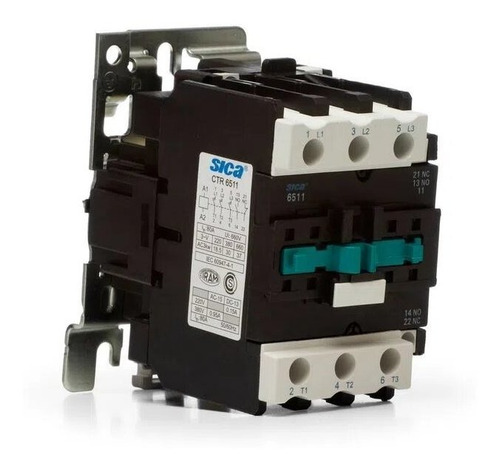 Imagen 4 de 9 de Contactor Tripolar 65a 1na + Nc 220v/24v Sica 6511