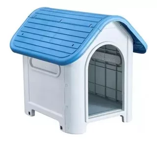 Casa Para Perro Rundy 75cmx59cmx66cm Azul