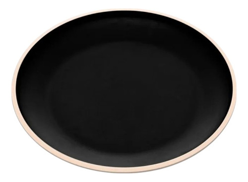 6 Unidades Prato Raso Tipo Melamina Resistente 27cm Comida