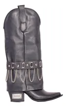 Comprar Botas Texanas Luciano Marra Caña Alta Con Cadenas