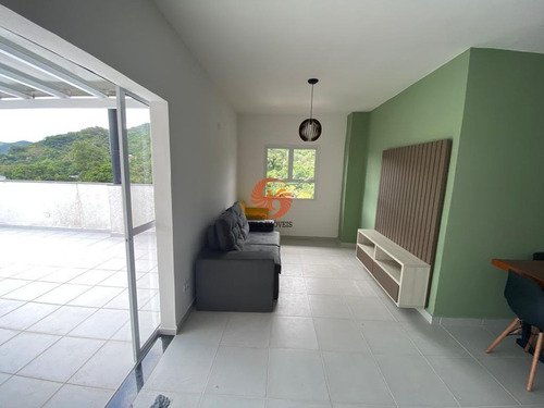 Imagem 4 de 19 de Oportunidade Cobertura Completa, Vista Mar , Mobiliado , 2 Dorms Sendo 1 Suite + 1 Wc , Varanda Gourmet Com Churrasqueira E Jacuzzi - Ap00052 - 70627811