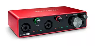 Interfaz De Audio Focusrite 4i4 3era Gen Usb + Plugins