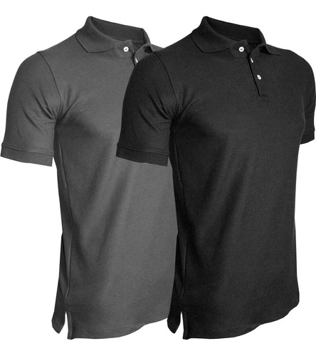 Paquete 2 Playeras Tipo Polo Para Hombre