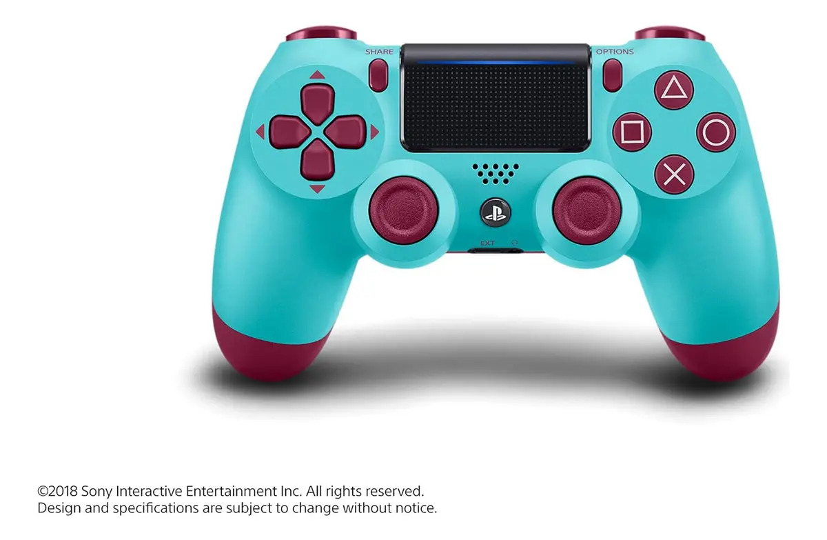 Controle Sony Dualshock 4 Playstation 4 Cor Blue Barry
