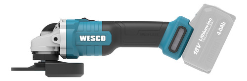 Esmerilhadeira Lixadeira 18v Brushless Wesco Sem Bateria Cor Azul