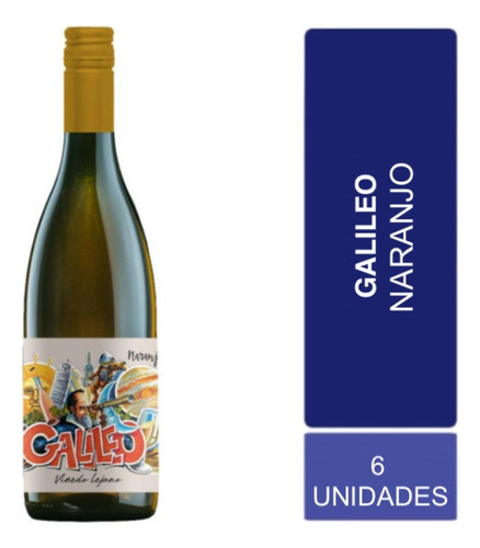 Vino Galileo Naranjo Blend Caja X 6 X 750ml.