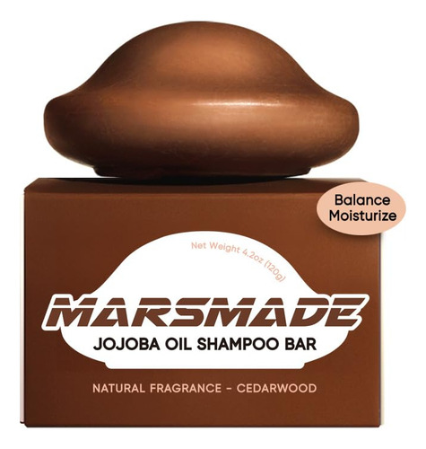 Marsmade Shampoo En Barra De Aceite De Jojoba