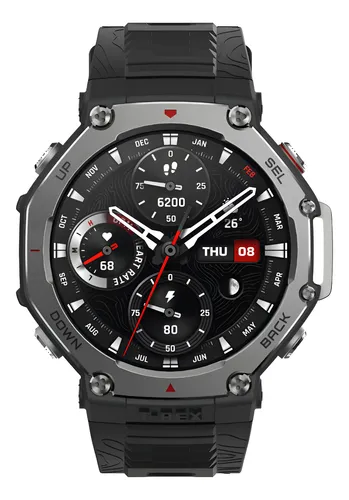 Smartwatch Amazfit T-rex 3 - 2024 Caixa Onyx Pulseira Onyx