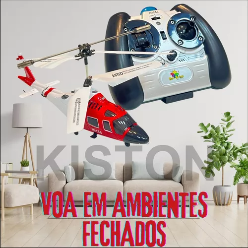 Helicóptero Controle Remoto Fácil Controlar Brinquedo Voar