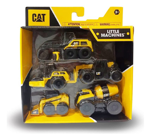 Cat Camion Vehiculos Mini Pack X5 Modelos Construccion Edu