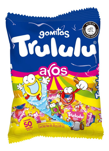 Gomitas Trululu X50 Aros - Kg a $65